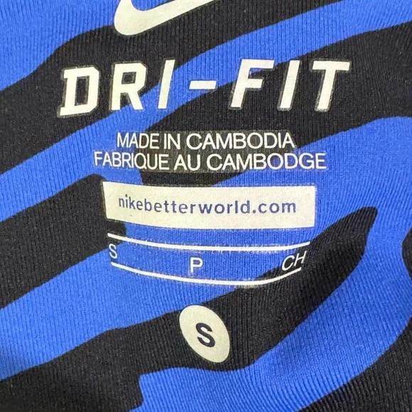 Nike Dri-FIT Blue and Black Leggings - Picture 3 of 3